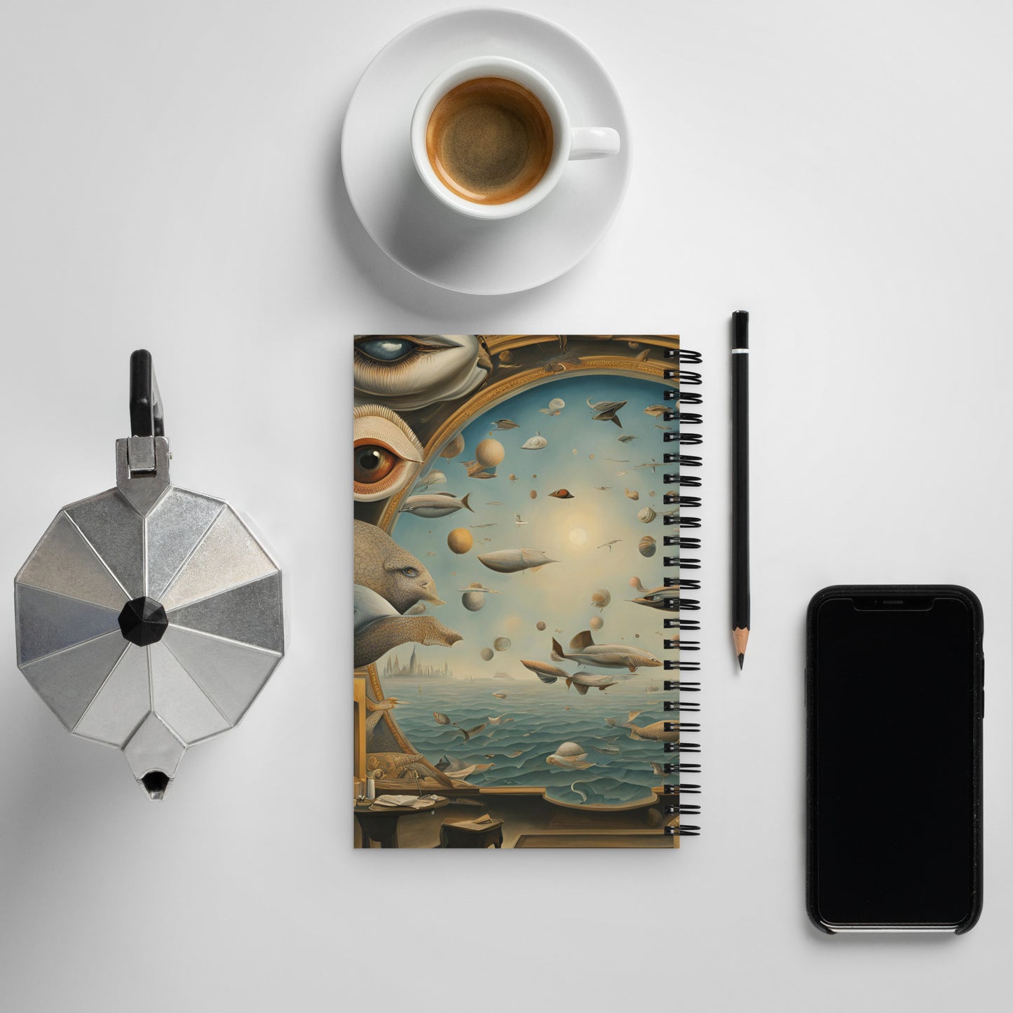 It's so surreal Spiral notebook