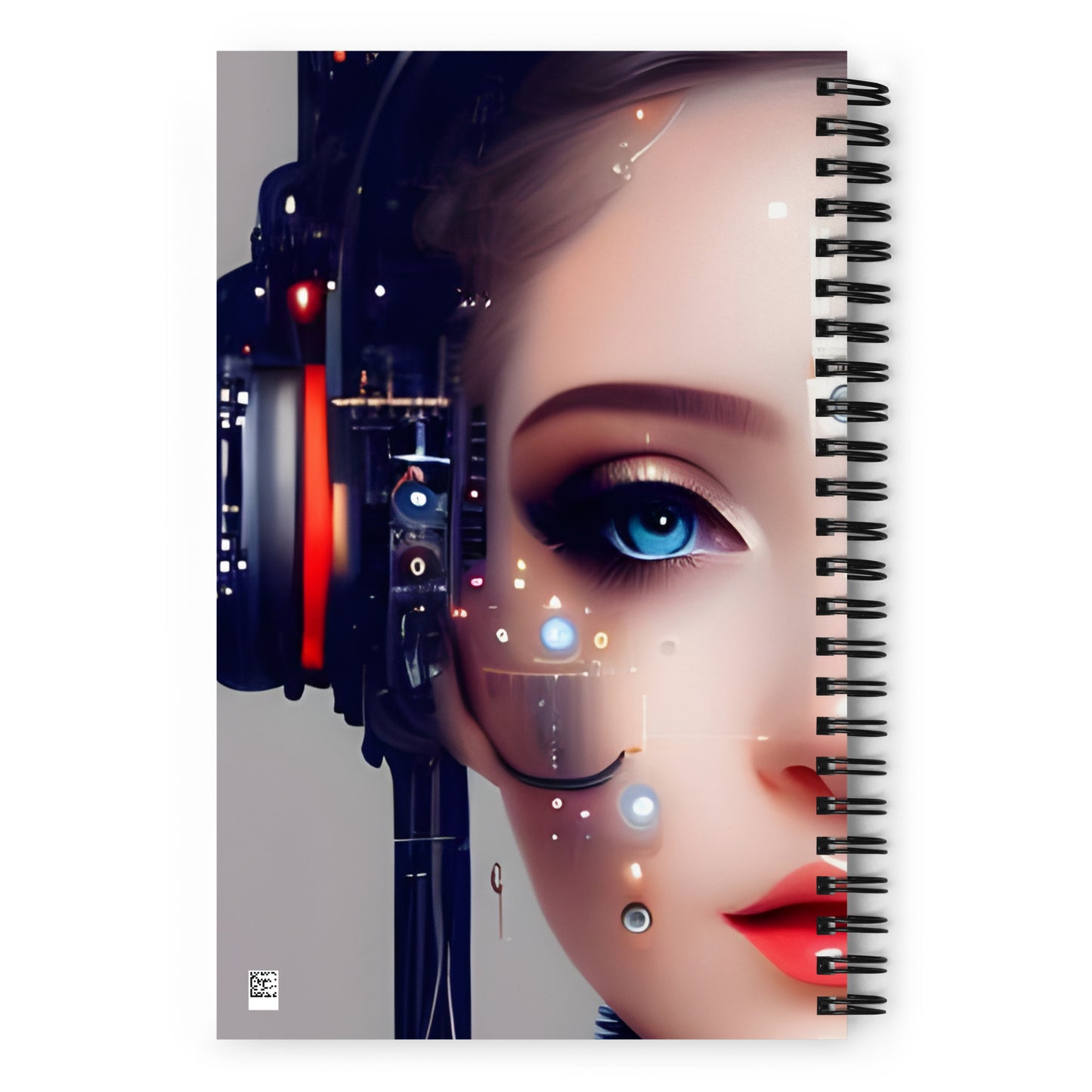 Techno Girly Spiral notebook