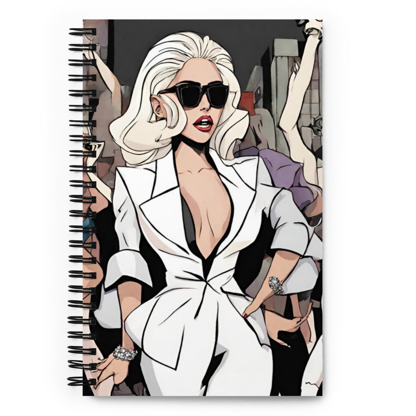 Lady Gaga Spiral notebook
