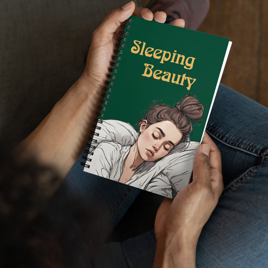 Sleeping Beauty Spiral notebook