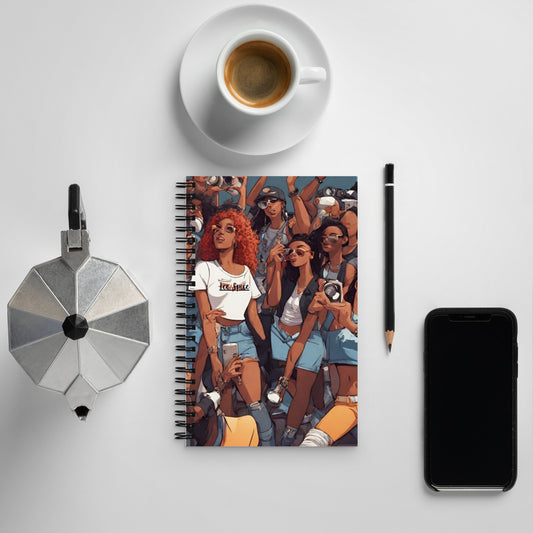 Ice Cri$is Spiral notebook