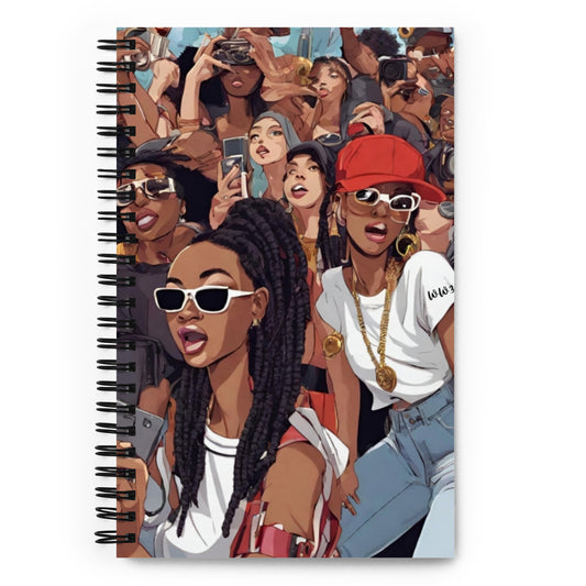 The hidden message Spiral notebook