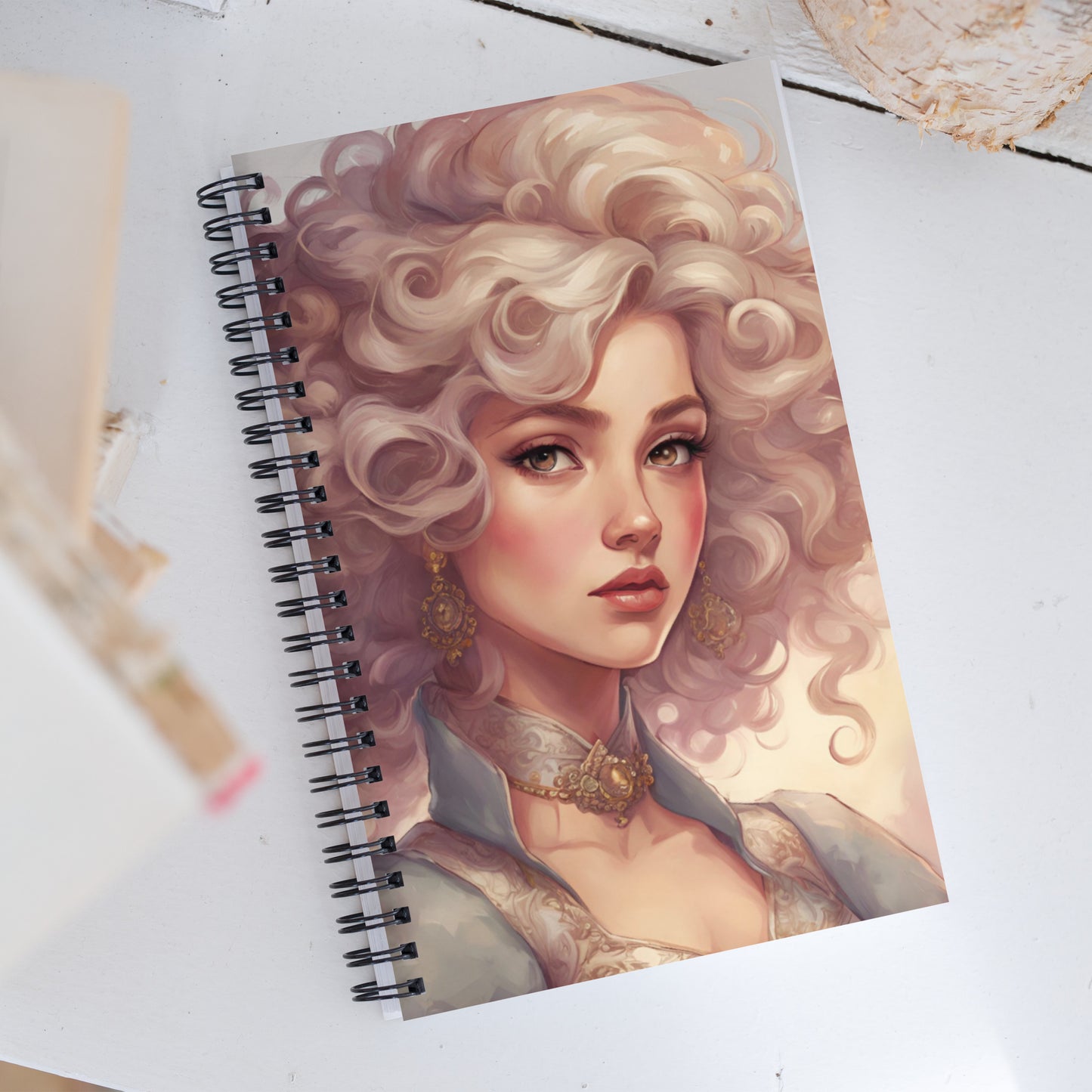 Victorian Princess Spiral notebook