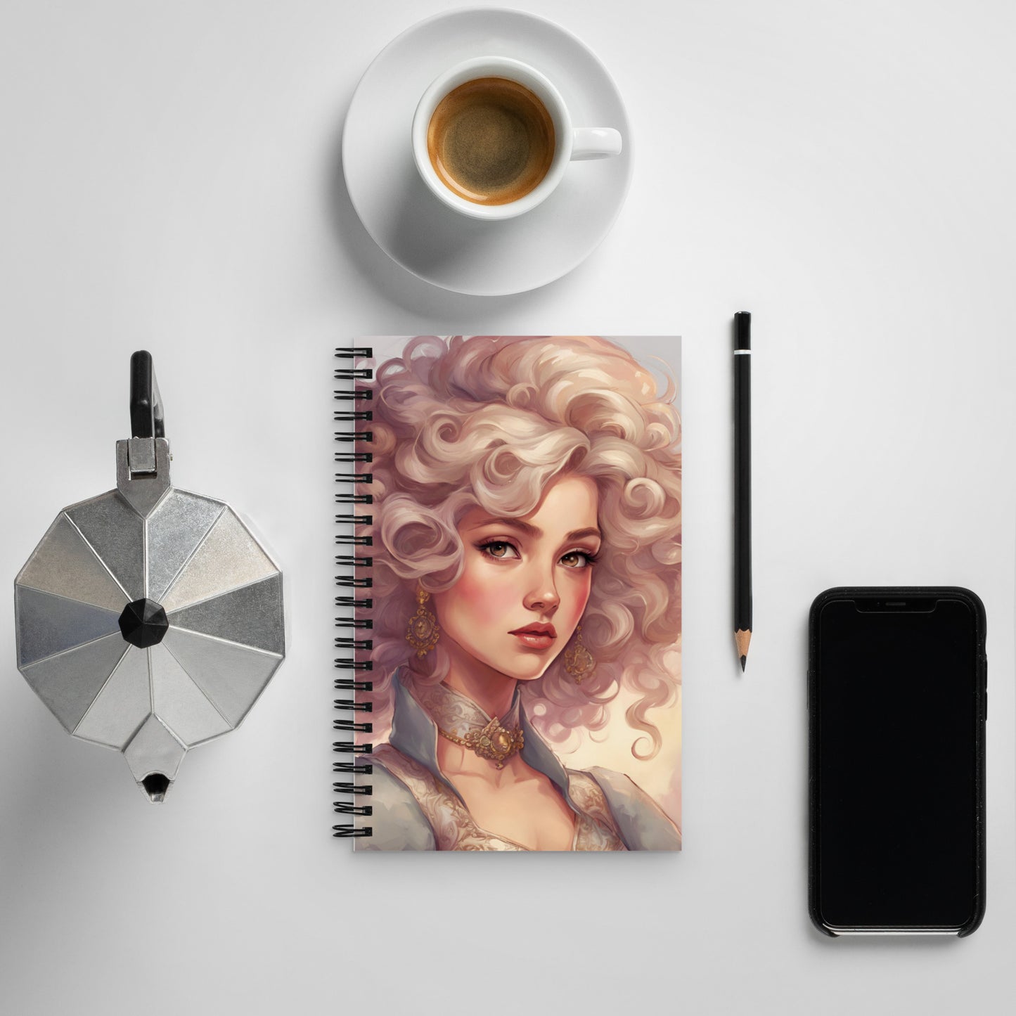 Victorian Princess Spiral notebook