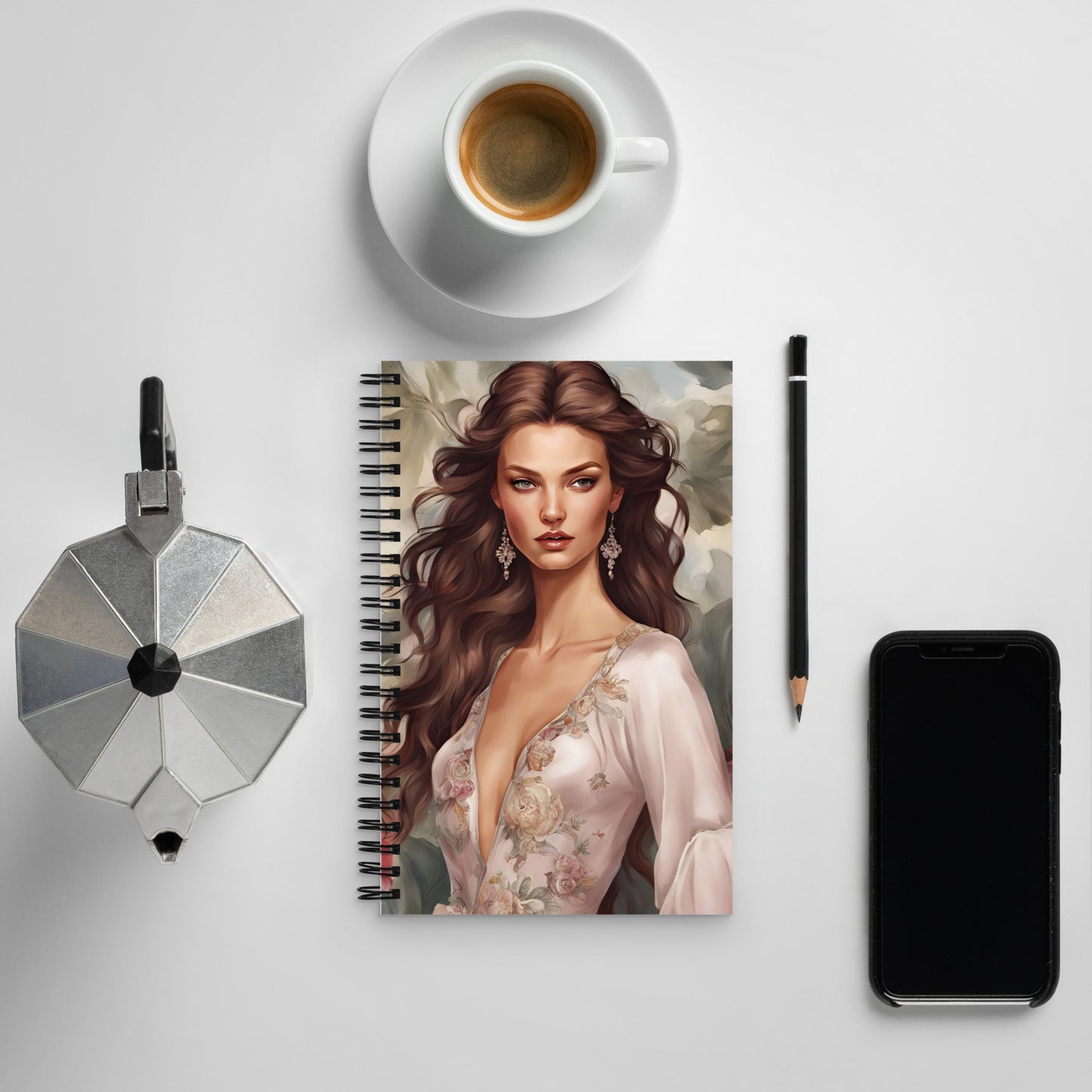 Graceful Spiral notebook