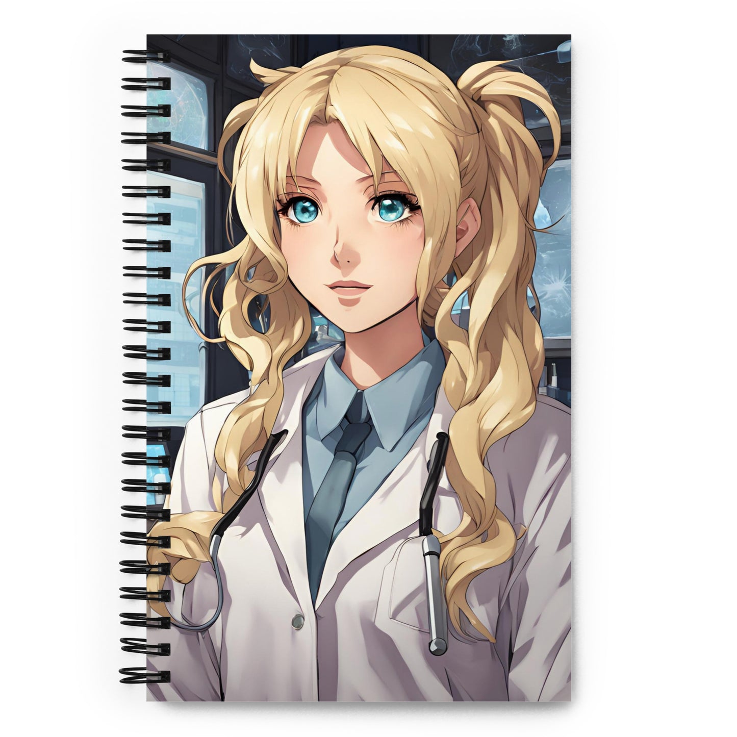 The bhad scientist Spiral notebook