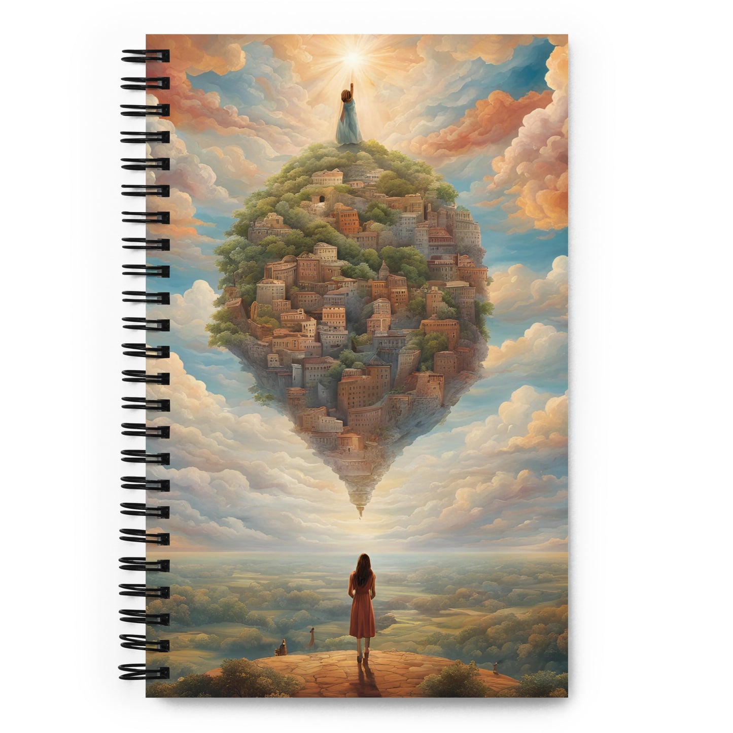 Head in the clouds Spiral notebook