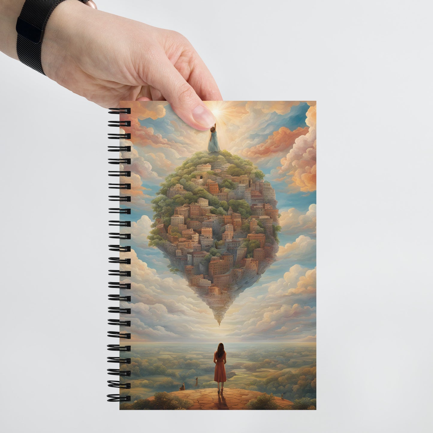 Head in the clouds Spiral notebook