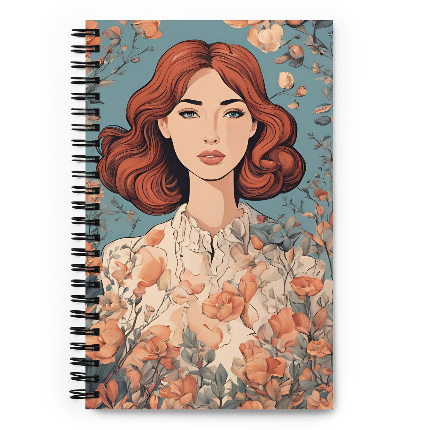 Ditzy flowers Spiral notebook