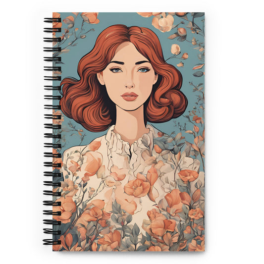 Ditzy flowers Spiral notebook