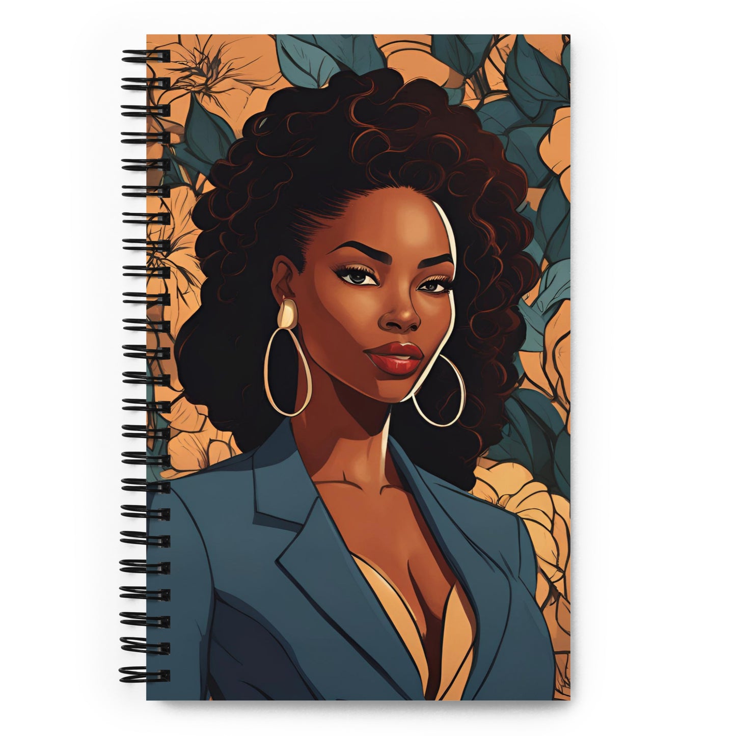 Gorgeous Business woman Spiral notebook