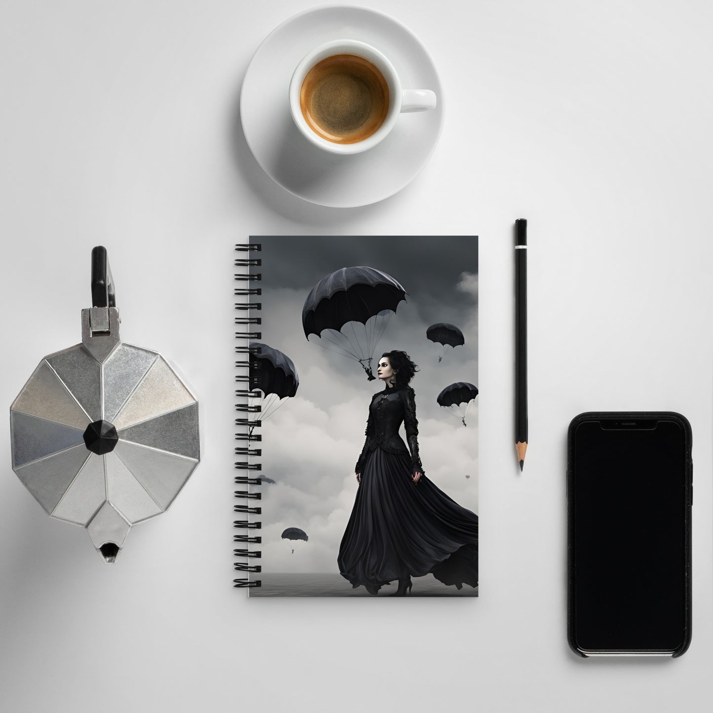 Self Sabotage Spiral notebook