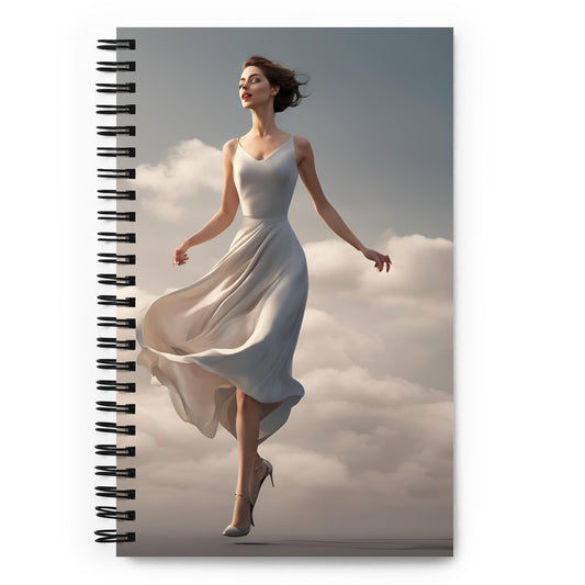 Above it All Spiral notebook
