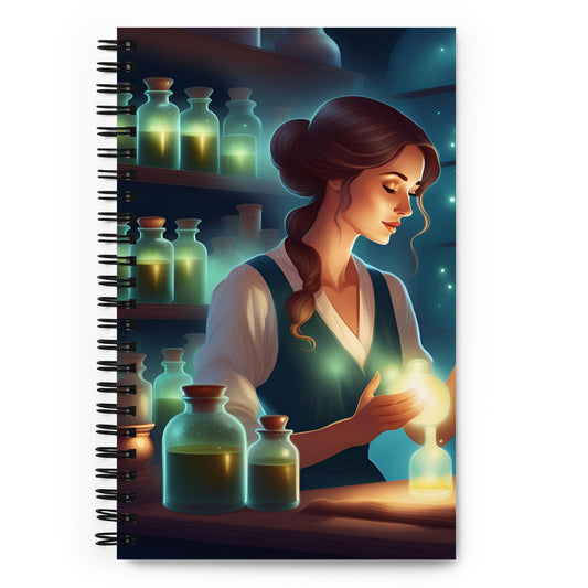 The Healer   Spiral notebook