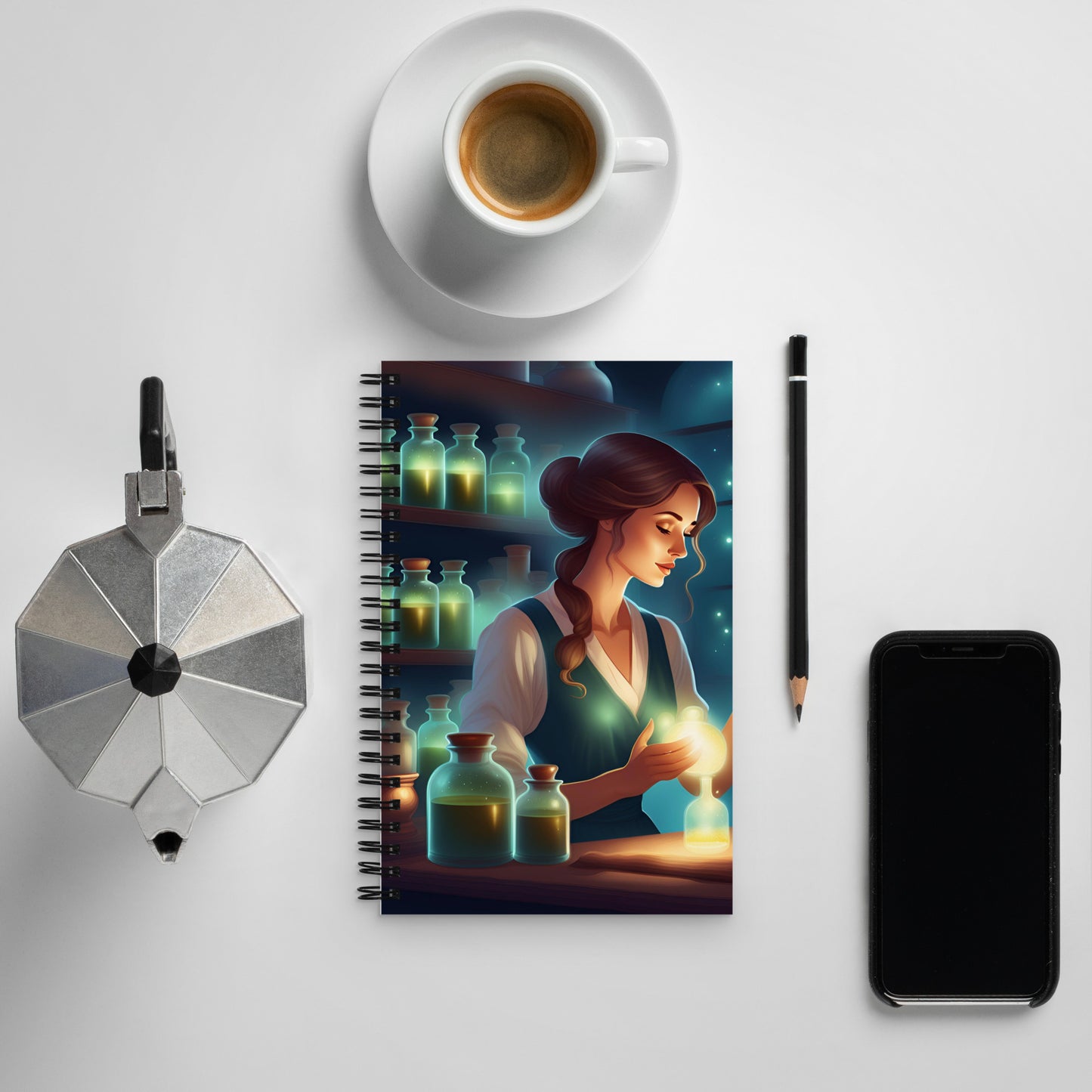 The Healer   Spiral notebook