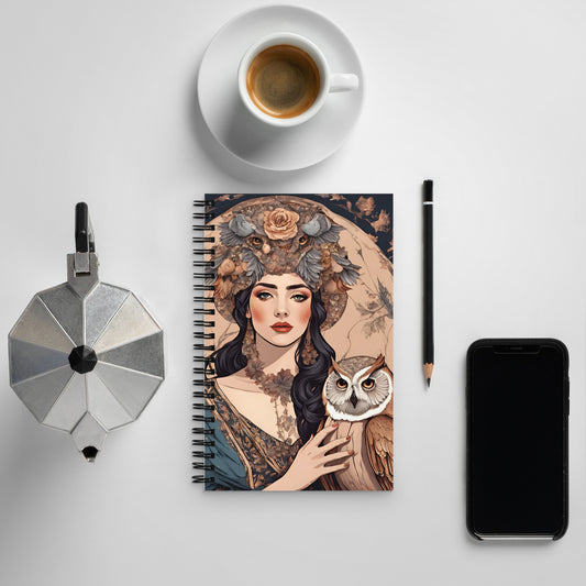 Wisdom comes later Spiral notebook