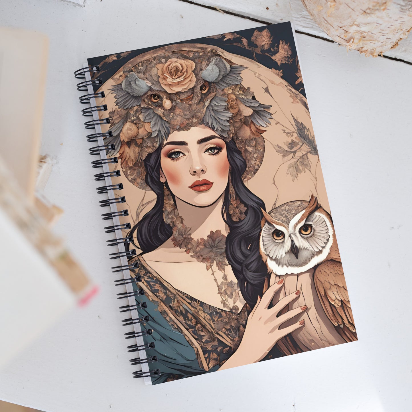 Wisdom comes later Spiral notebook