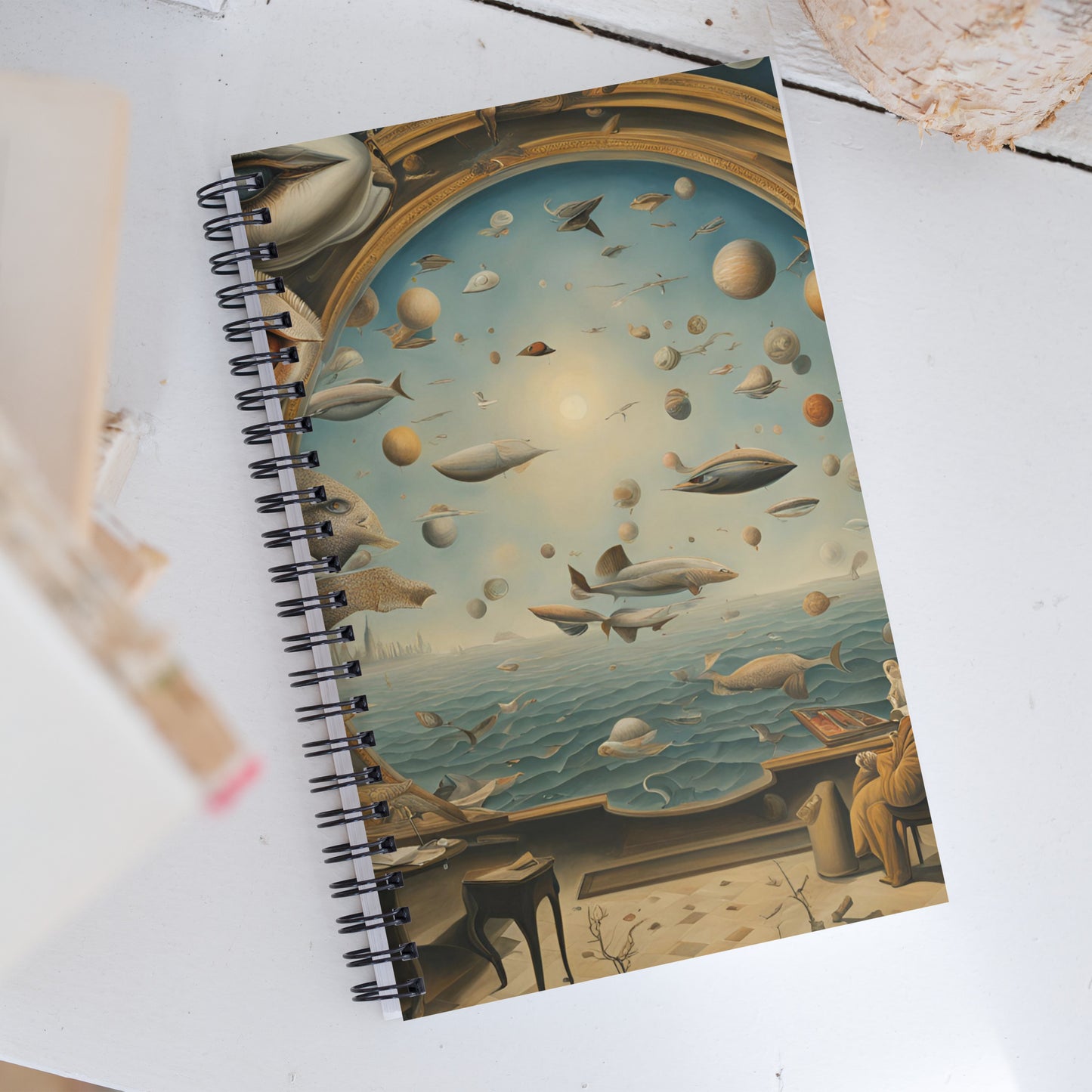 It's so surreal Spiral notebook