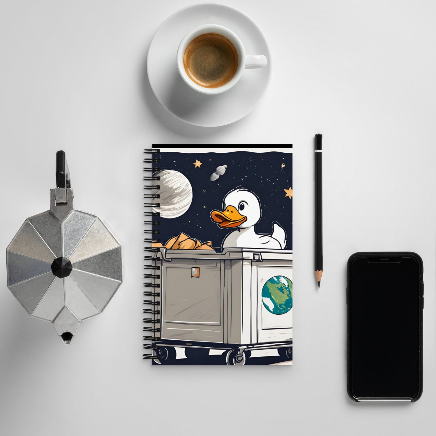 Duck Spiral notebook