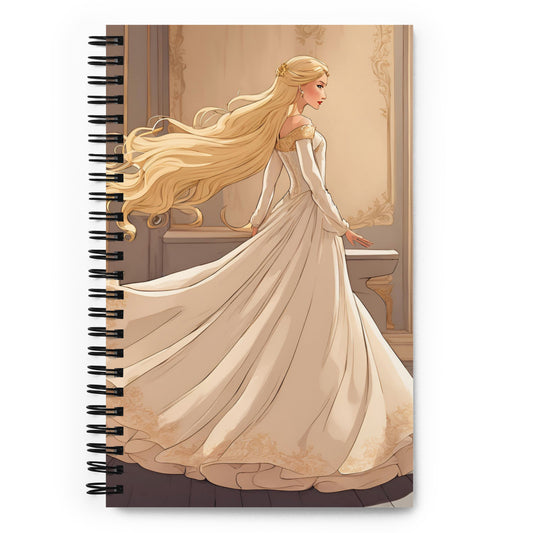 Anime Princess Spiral notebook