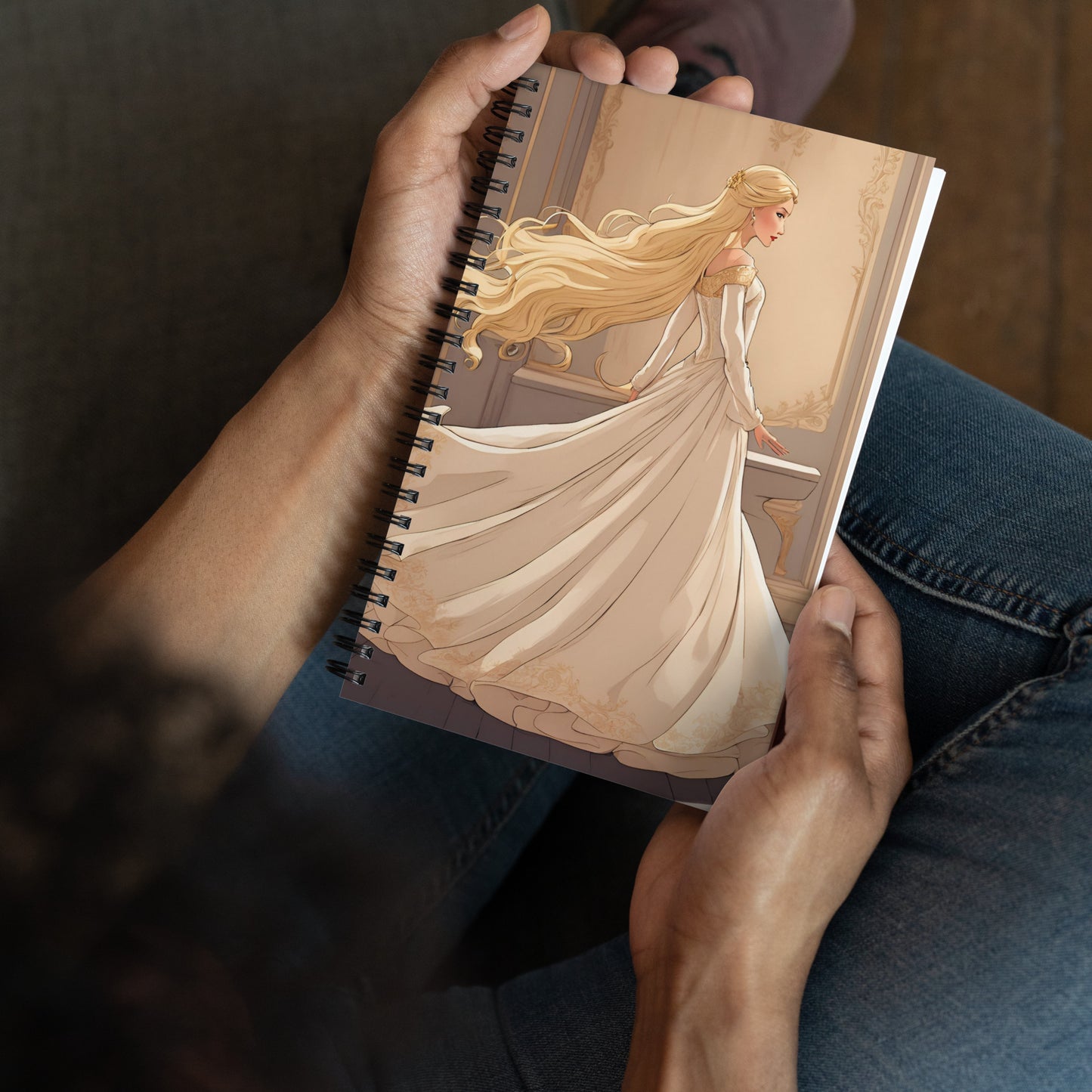 Anime Princess Spiral notebook