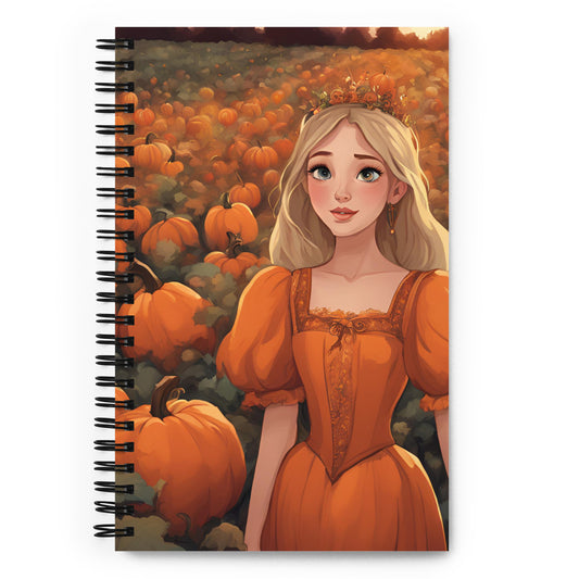 Pumpkin Patch Princess 3 Spiral notebook