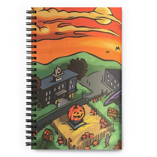 Halloween Spiral notebook