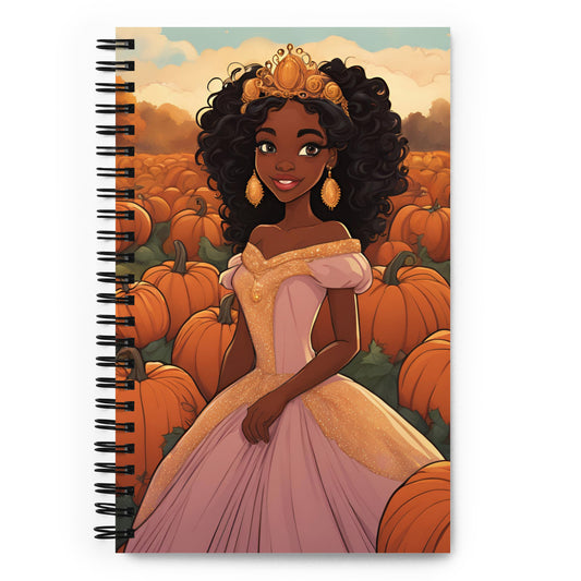 Pumpkin Patch Princess 6 Spiral notebook