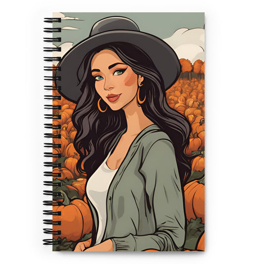 Pumpkin Patch Princess 7 Spiral notebook