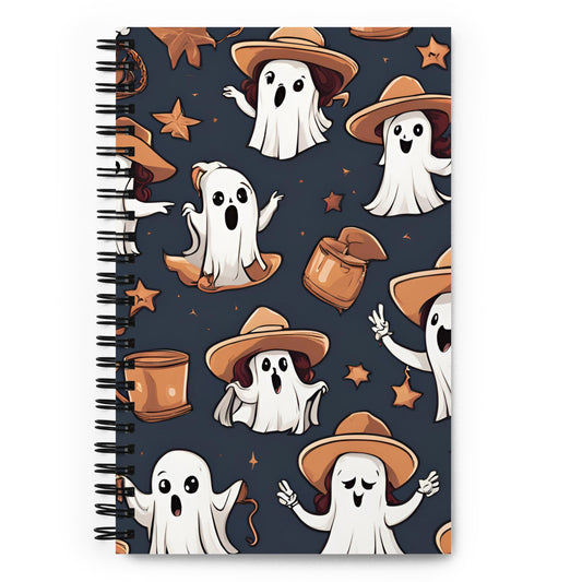 Cute Ghosts Spiral notebook