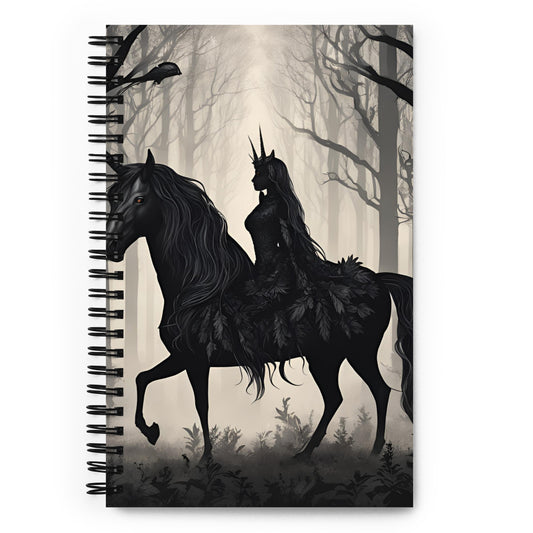 Dark Forest Spiral notebook