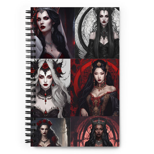 Vampire Queen Spiral notebook