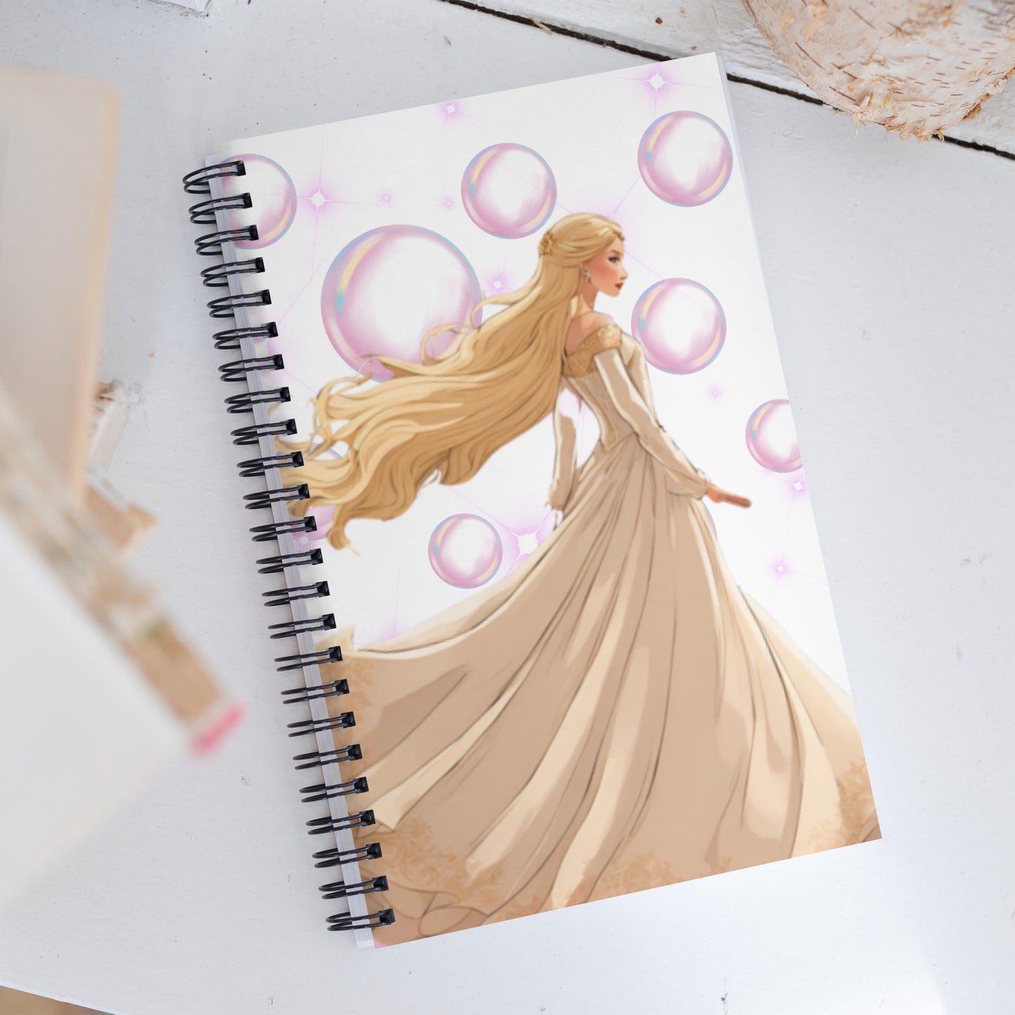 Fairy Tale Princess Spiral notebook