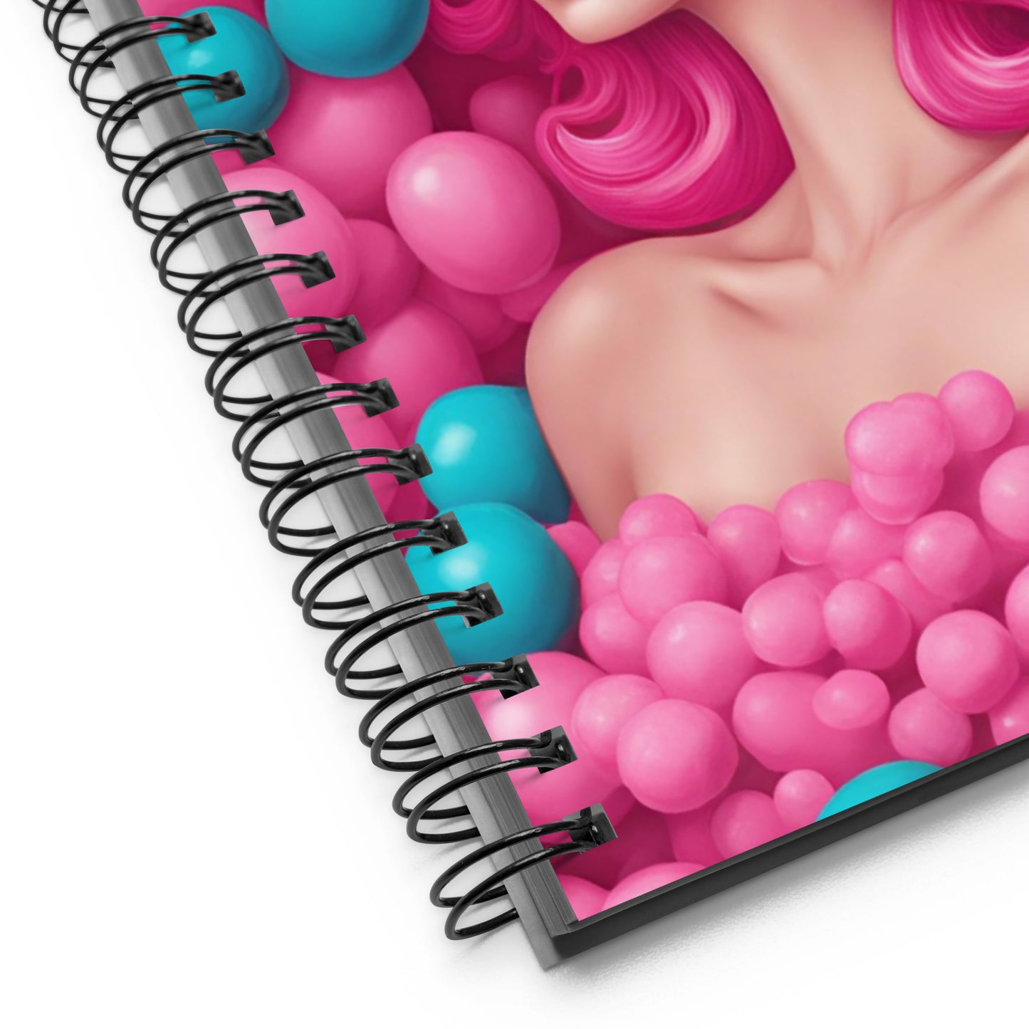 Bubble Princess Spiral notebook
