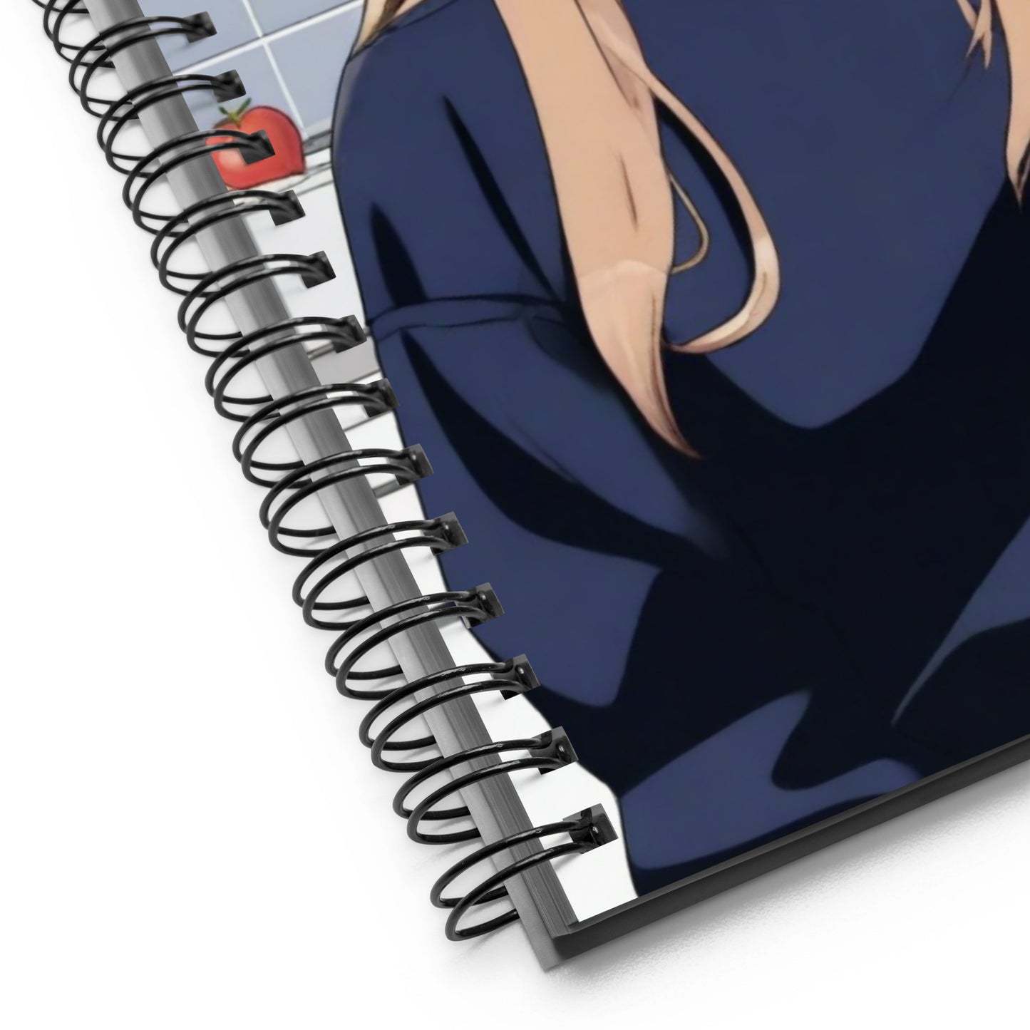 Anime girl Spiral notebook