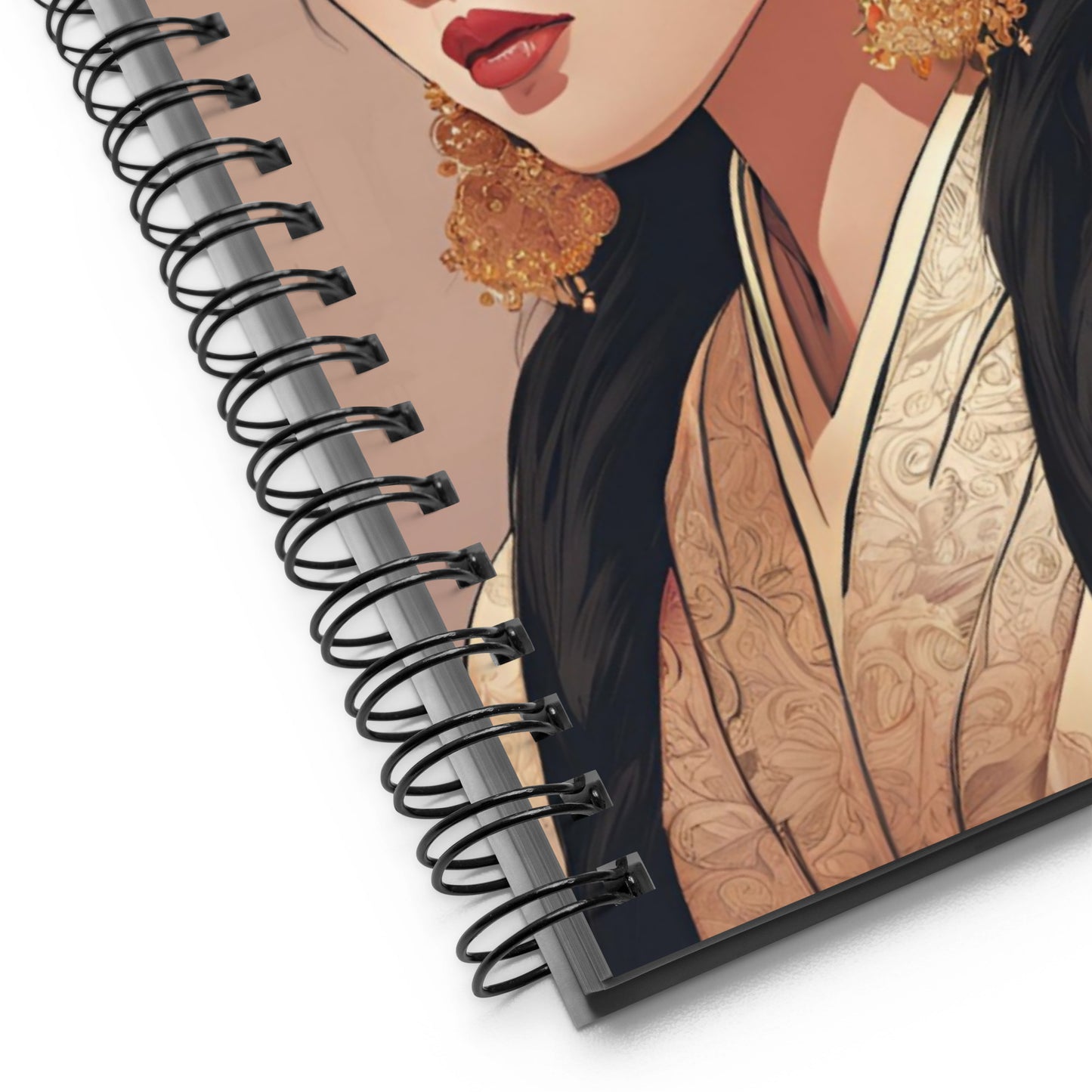 Asian Princess Spiral notebook