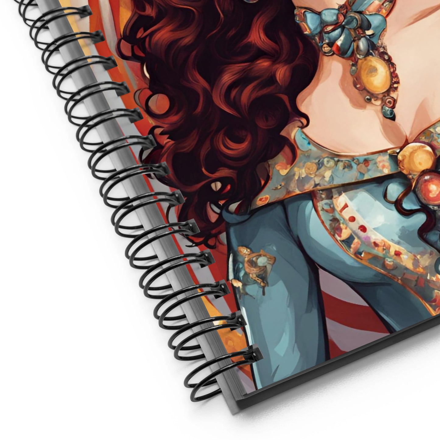 Circus Performers Spiral notebook