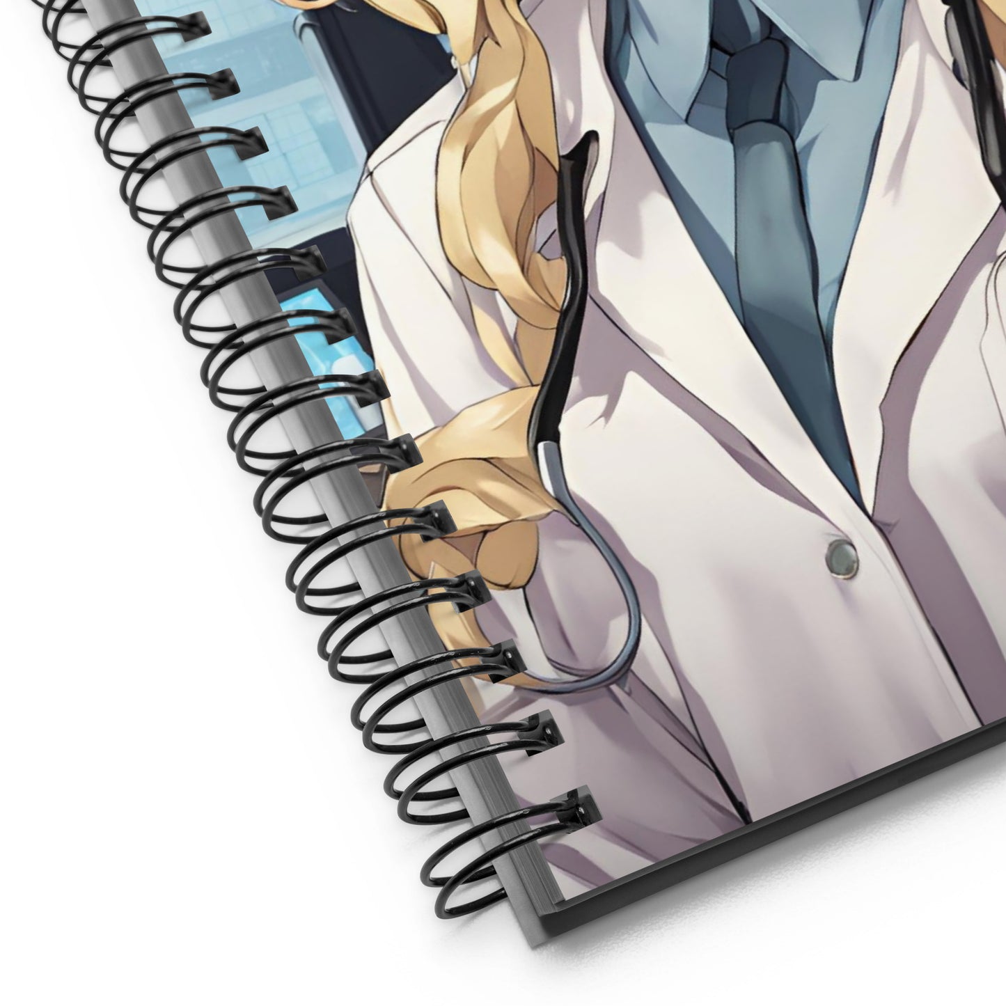 The bhad scientist Spiral notebook