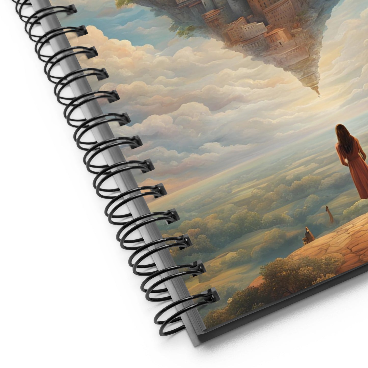 Head in the clouds Spiral notebook