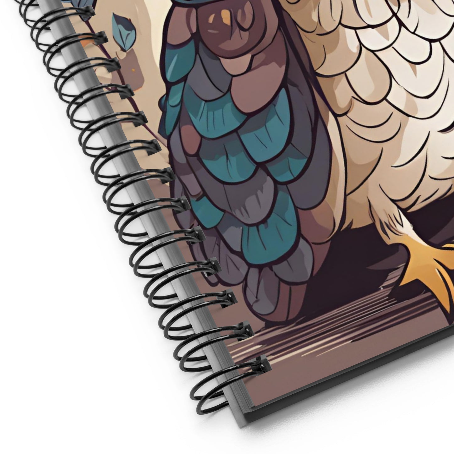 Owl Spiral notebook