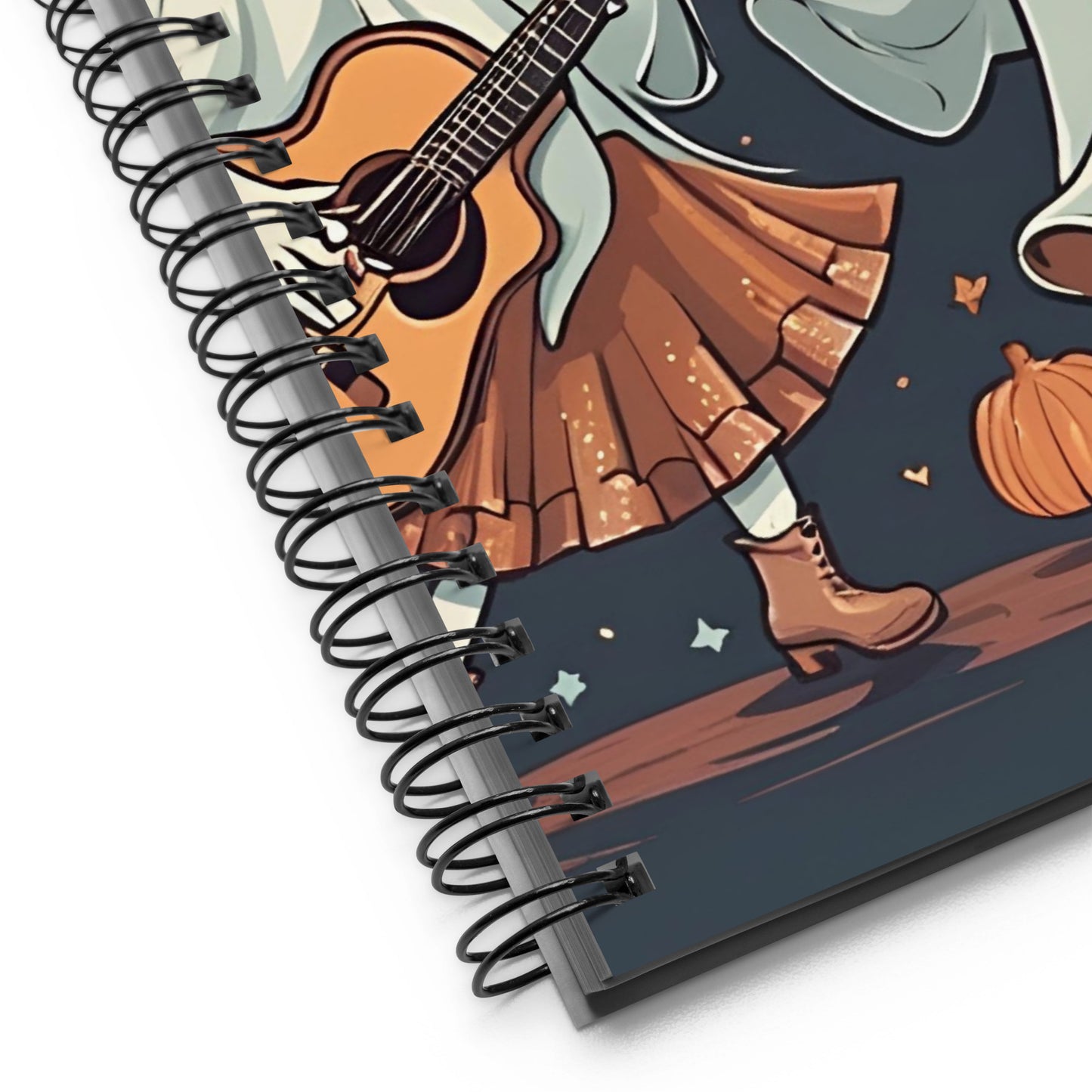 Cute ghost scoot boogie Spiral notebook