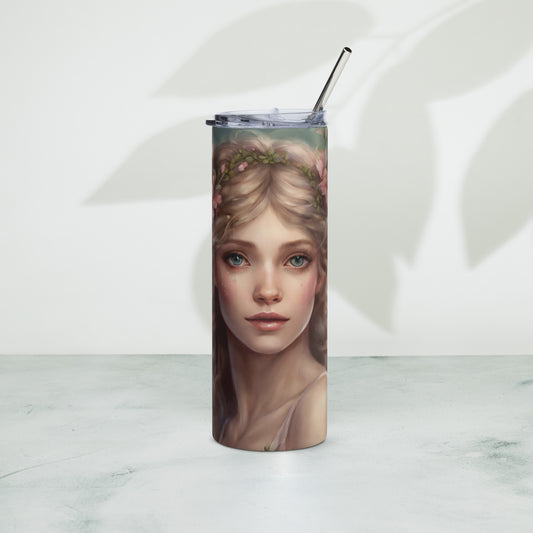 Beautiful Caucasian Fairy Stainless steel tumbler