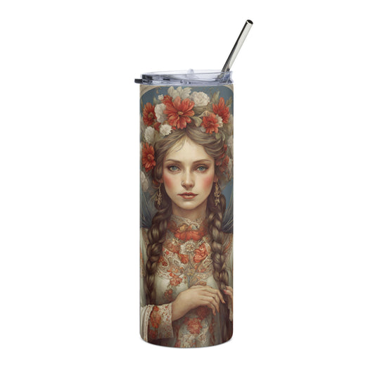 Beautiful Russian Fairy Stainless steel tumbler