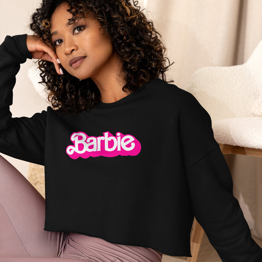 Barbie Women's Crop Sweatshirt