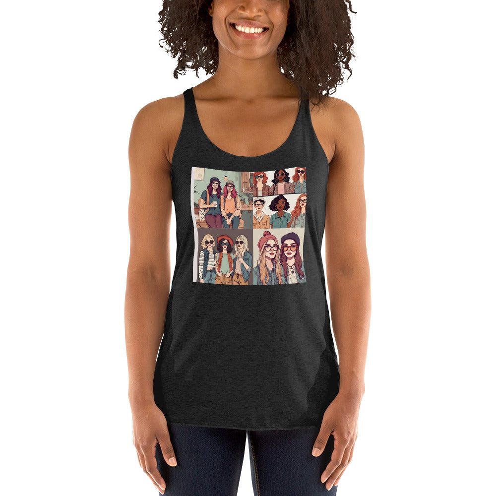 Girls just wanna have fun Racerback Tank