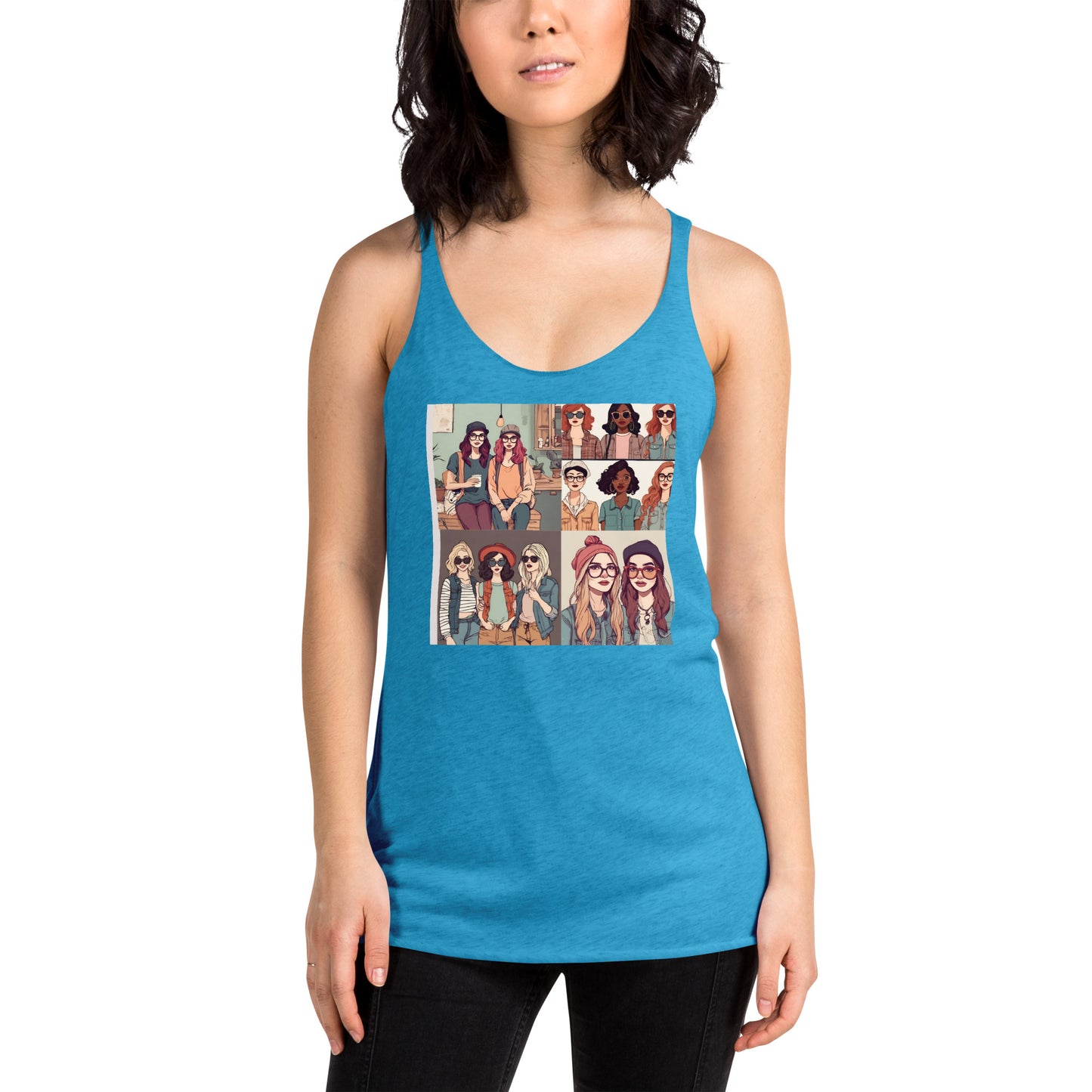 Girls just wanna have fun Racerback Tank